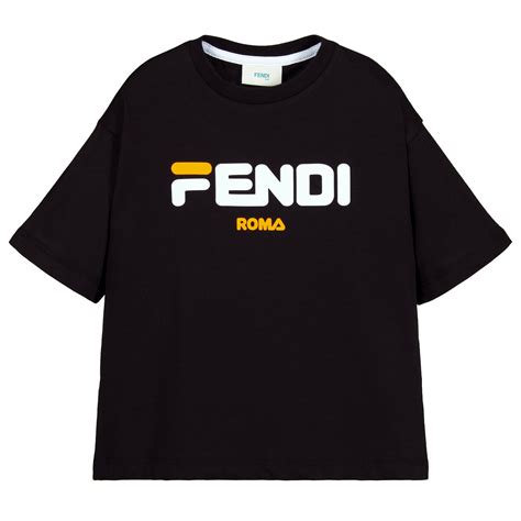 fendi x fila t-shirt|Fendi mania collection.